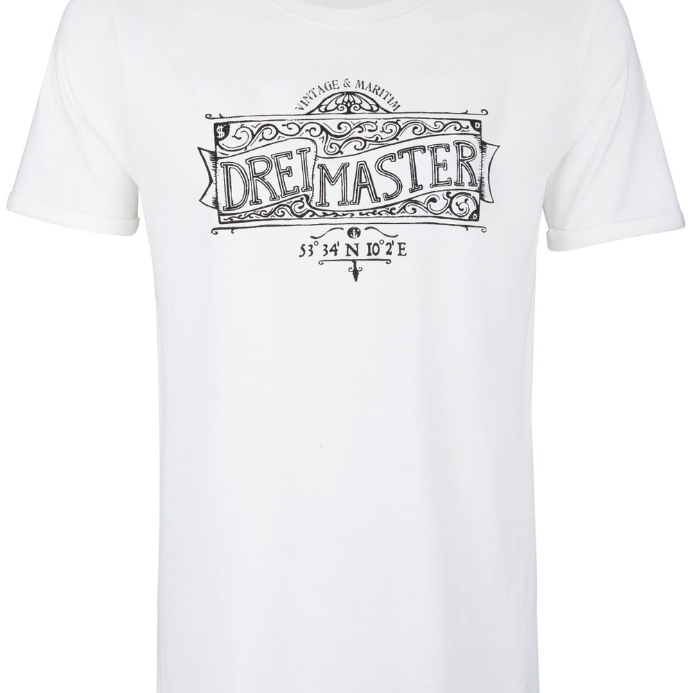 B-WARE DREIMASTER HERREN T-SHIRT Gr.L FARBE WOLLWEISS