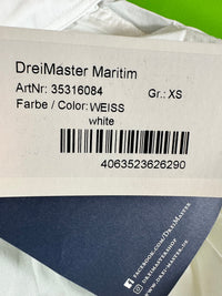 B-WARE DREIMASTER MARITIM DAMEN BLUSE Gr. XS Farbe Weiss