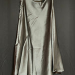 B-WARE DreiMaster Klassik Damen A-Linienrock Gr. XS Farbe Grau Oliv