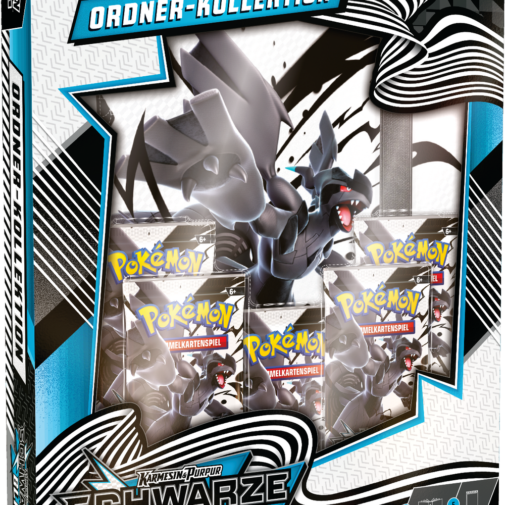 Pokemon Schwarze Blitze Ordner Kollektion KP 10.5 Binder Deutsch