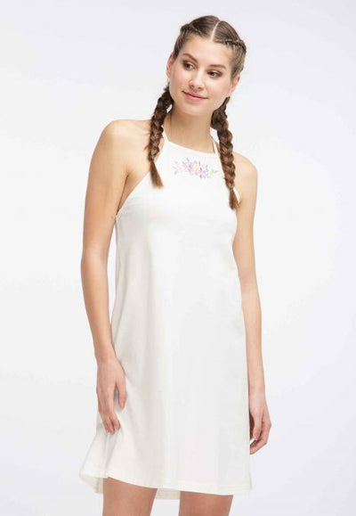 B-WARE MYMO DAMEN KLEID GR.XL FARBE WEISS