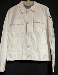 B-WARE DREIMASTER VINTAGE HERREN ÜBERGANGSJACKE Gr. M Farbe Wollweiss