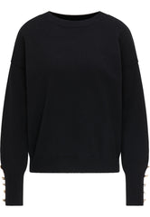 B-WARE FAINA DAMEN SWEATSHIRT Gr. M/L Farbe Schwarz