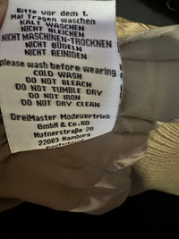 B-WARE DREIMASTER MÄDELS LANG-ANORAK GR.S FARBE SAND