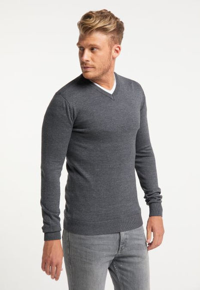 B-WARE PETROL INDUSTRIES HERREN PULLOVER GR.M FARBE RAVEN GREY