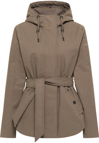 B-WARE DreiMaster Klassik Damen Regenjacke Gr. L Farbe Schlammoliv