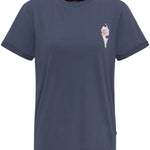 B-WARE MYMO DAMEN T-SHIRT GR.M FARBE MARINE