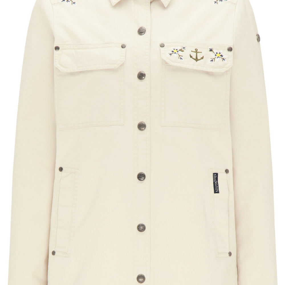 B-WARE DREIMASTER VINTAGE DAMEN BLUSE Gr.XL Farbe Creme