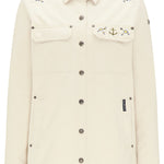 B-WARE DREIMASTER VINTAGE DAMEN BLUSE Gr.XL Farbe Creme