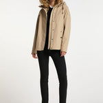 B-WARE DREIMASTER KLASSIK DAMEN REGENJACKE GR.XS FARBE BEIGE