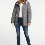 Musterware/Einzelstück... DREIMASTER DAMEN WINTERJACKE GR.S FARBE GRAU MELANGE