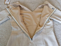 B-WARE USHA FESTIVAL DAMEN KLEID Gr.S Farbe SAND