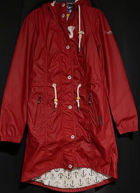B-WARE SCHMUDDELWEDDA DAMEN PARKA Gr.S Farbe Rot