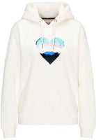 B-WARE MYMO DAMEN KAPUZENPULLOVER GR.XS FARBE WEISS