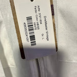 B-WARE DREIMASTER VINTAGE DAMEN KLEID GR.L FARBE WEISS