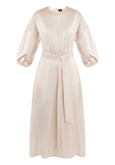 B-WARE DREIMASTER KLASSIK DAMEN KLEID Gr.XL Farbe Beigerosa