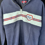 B-WARE MYMO DAMEN SWEATSHIRT Gr.L FARBE DUNKELBLAU