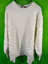 B-WARE FAINA DAMEN STRICKPULLOVER Grt. XL/XXL Farbe Wollweiss