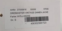B-WARE DREIMASTER VINTAGE DAMEN JACKE Gr.S Farbe Wollweiss