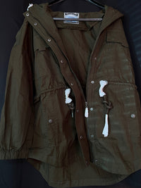 B-WARE DreiMaster Vintage Damen Übergangsjacke Gr. XXL Farbe Moosgrün