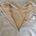 B-WARE USHA FESTIVAL DAMEN KLEID Gr.S Farbe SAND