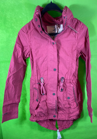 B-WARE DREIMASTER DAMEN KURZMANTEL Gr. XS Farbe Sorbetrot