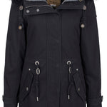 B-WARE DREIMASTER DAMEN PARKA Gr. L Farbe Schwarz