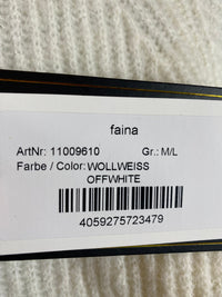 B-WARE FAINA DAMEN SWEATSHIRT Gr. M/L Farbe Wollweiss