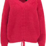 B-WARE FAINA DAMEN SWEATSHIRT Gr.XS/S FARBE ROT