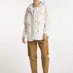 B-WARE DREIMASTER VINTAGE DAMEN ÜBERGANGSJACKE GR.L FARBE WOLLWEISS