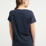 B-WARE PETROL INDUSTRIES DAMEN T-SHIRT Gr.M FARBE Deep Navy