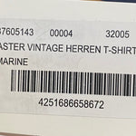B-WARE DREIMASTER VINTAGE HERREN T-SHIRT Gr.M Farbe Marine
