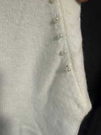 B-WARE FAINA DAMEN STRICKKLEID GR.XL/XXL FARBE WEISS