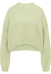 B-WARE MYMO DAMEN SWEATSHIRT Gr.XL/XXL Farbe Moos