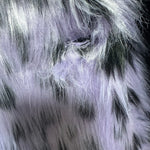 B-WARE FAINA DAMEN MANTEL GR.S FARBE LILA SCHWARZ