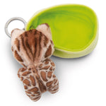 NICI GREEN Schlüsselanhänger Sleeping Pets Karamell gepunkteter Hase