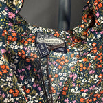 B-WARE DREIMASTER VINTAGE DAMEN KLEID GR.XL FARBE ROT ROT OLIVGRÜN MEHRFARBIG