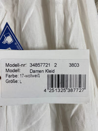 B-WARE DREIMASTER DAMEN KLEID Gr. L Farbe Wollweiss