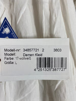 B-WARE DREIMASTER DAMEN KLEID Gr. L Farbe Wollweiss