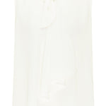 B-WARE DREIMASTER KLASSIK DAMEN ÄRMELLOSE BLUSE GR.M FARBE WOLLWEISS