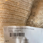 B-WARE FAINA DAMEN STRICKPULLOVER GR. XL/XXL FARBE WOLLWEISS