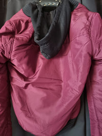 B-WARE HOMEBASE HERREN BLOUSON Gr.M Farbe Burgunder Outdoorjacke 2-in-1-Optik
