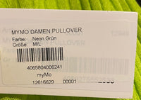B-WARE MYMO DAMEN PULLOVER Gr.M/L Farbe Neon Grün