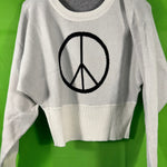 B-WARE MYMO ROCKS STRICKWESTE Gr. M/L Farbe Weiss