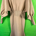 B-WARE FAINA DAMEN STRICKKLEID Gr. M/L Farbe Kamel