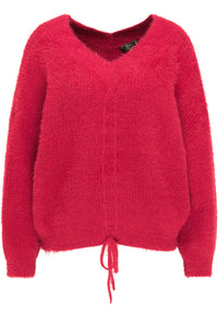 B-WARE FAINA DAMEN SWEATSHIRT Gr.XS/S FARBE ROT
