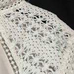 B-WARE DREIMASTER VINTAGE DAMEN BLUSE Gr.XL Farbe Wollweiss