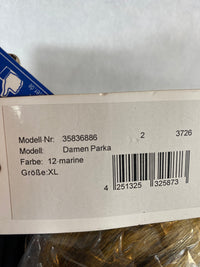 B-WARE DREIMASTER DAMEN PARKA Gr. XL FARBE MARINE