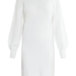 B-WARE FAINA DAMEN STRICKKLEID GR.XL/XXL FARBE WEISS