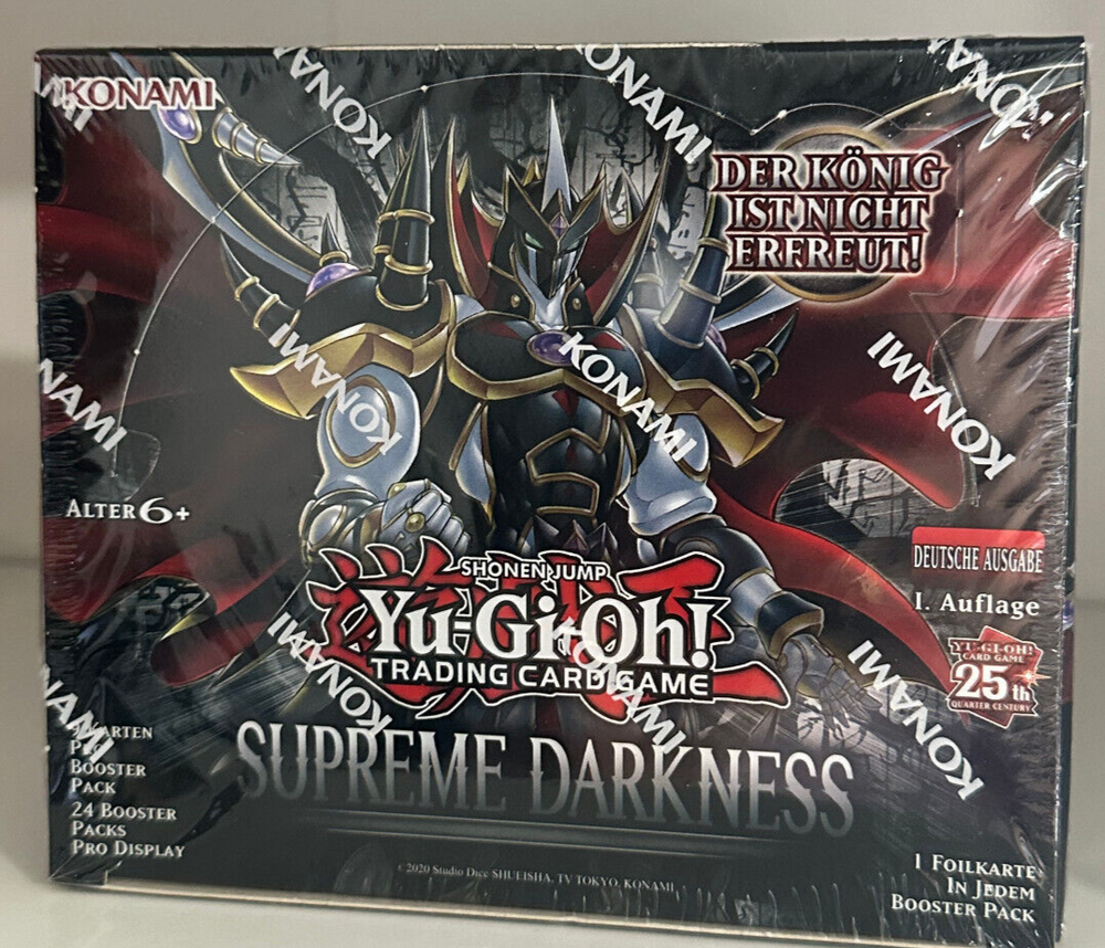 Yugioh! Supreme Darkness  24 Booster Display - DEUTSCH  1.Auflage